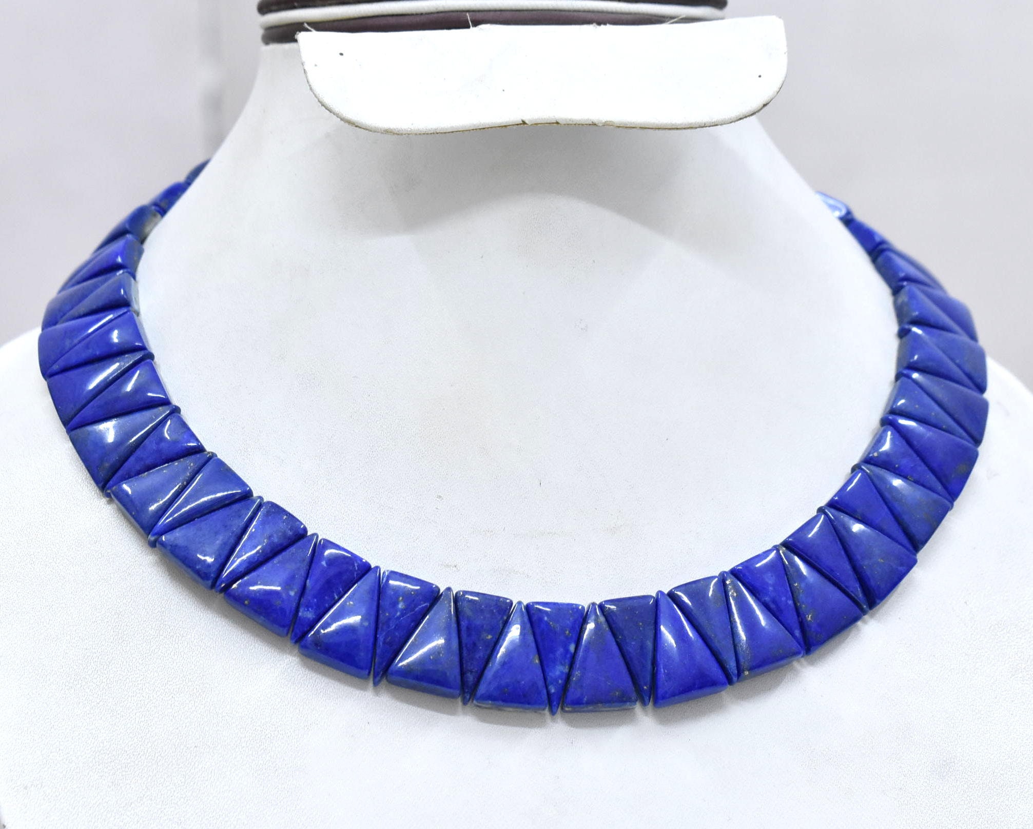 100% Natural lapis lazuli Afghanistan Mines,Blue stone Necklace,Handmade Necklace,Handicraft Necklace,Valentine,s Day Gift,Gift For Her. | Save 33% - Rajasthan Living 11