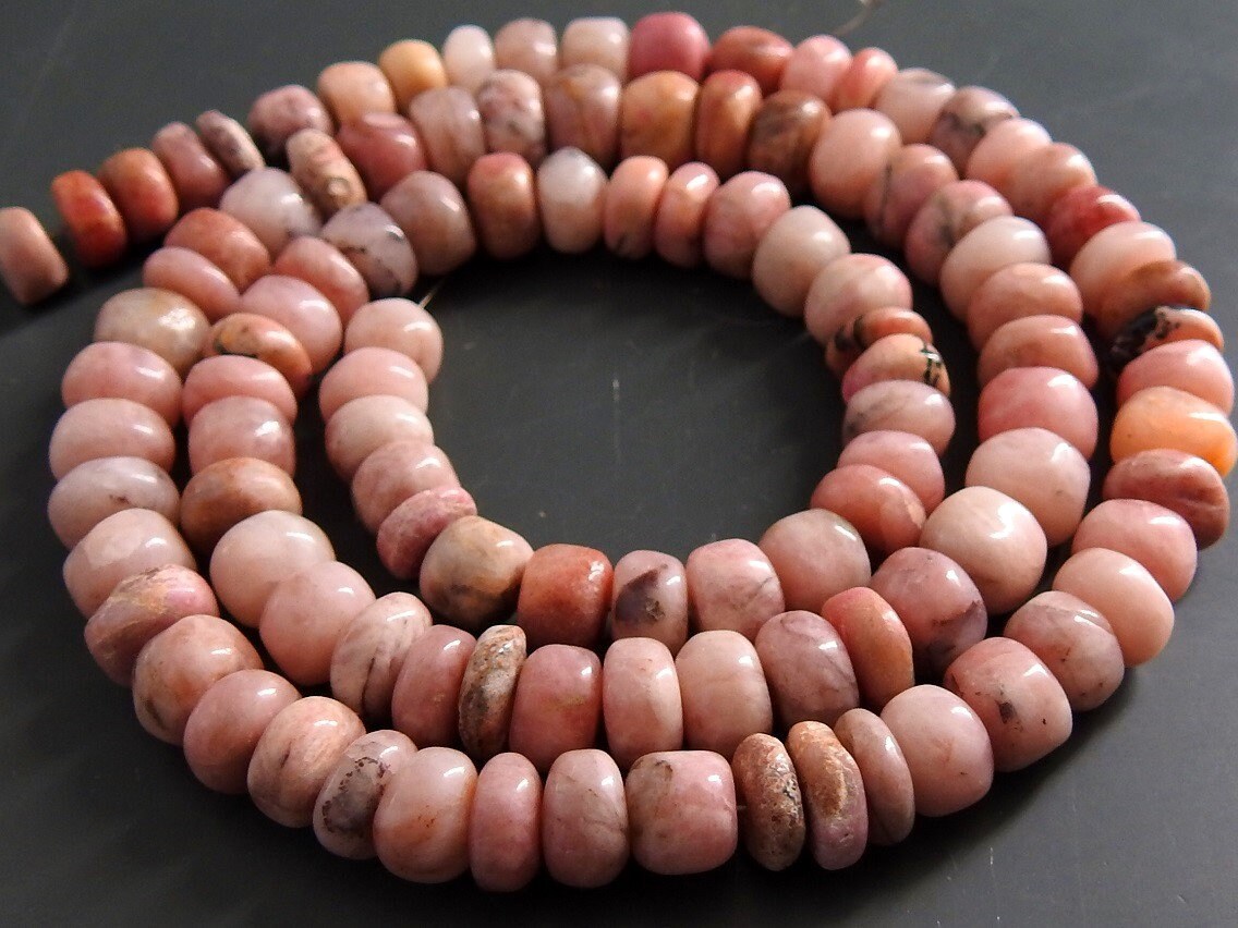 Reserved Rhodonite Smooth Roundel Bead,Handmade,Loose Stone,For Jewelry Making,Necklace,100%Natural,Wholesaler,Supplies B13 | Save 33% - Rajasthan Living 21