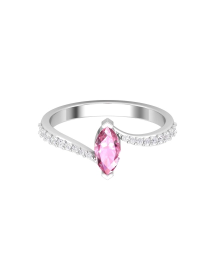 Natural Pink Spinel 14K Promise Ring, Everyday Gemstone Rose Gold Ring For Her, Dainty Statement Ring For Women, August Birthstone Rings | Save 33% - Rajasthan Living