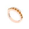14K Dainty Natural Citrine Eternity Band, Gold Wedding Ring For Women, Rose Gold Statement Ring For Her, November Birthstone Promise Ring | Save 33% - Rajasthan Living 20