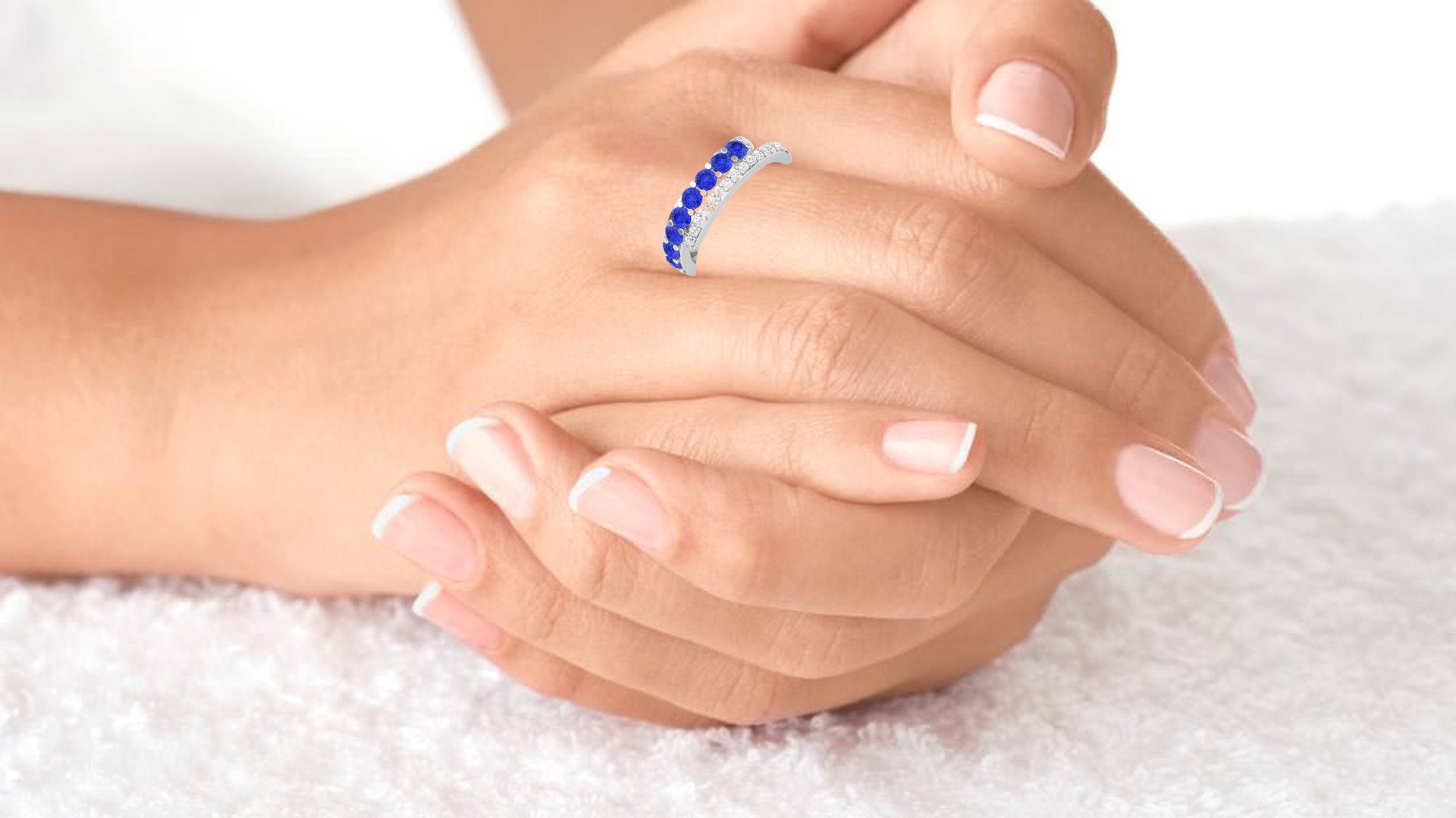 Solid 14K Natural Tanzanite Statement Ring, Gold Wedding Ring For Women, Gold Wedding Ring For Her, December Birthstone Promise Ring | Save 33% - Rajasthan Living 16
