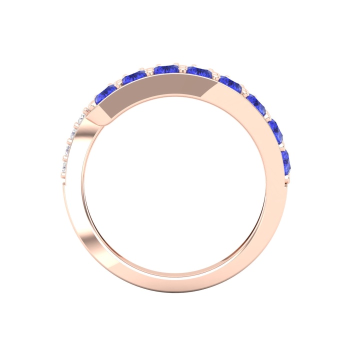 Solid 14K Natural Tanzanite Statement Ring, Gold Wedding Ring For Women, Gold Wedding Ring For Her, December Birthstone Promise Ring | Save 33% - Rajasthan Living 9