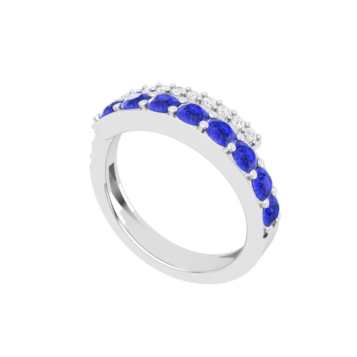 Solid 14K Natural Tanzanite Statement Ring, Gold Wedding Ring For Women, Gold Wedding Ring For Her, December Birthstone Promise Ring | Save 33% - Rajasthan Living 12