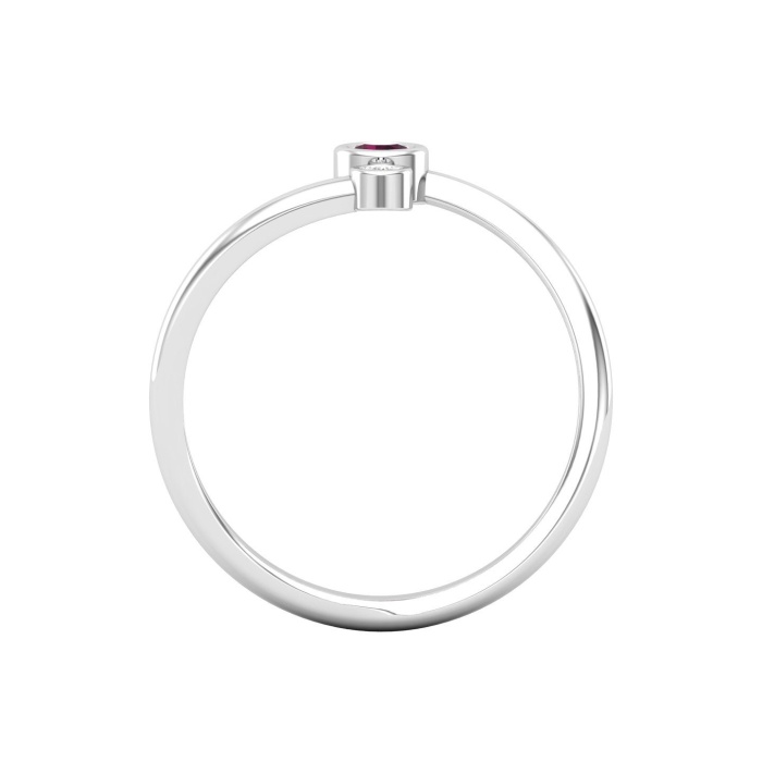 14K Dainty Natural Rhodolite Garnet Statement Ring, Everyday Gemstone Ring For Women, Gold Wedding Ring For Her, January Birthstone Ring | Save 33% - Rajasthan Living 12