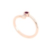 14K Dainty Natural Rhodolite Garnet Statement Ring, Everyday Gemstone Ring For Women, Gold Wedding Ring For Her, January Birthstone Ring | Save 33% - Rajasthan Living 18