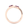 Dainty 14K Gold Natural Rhodolite Garnet Ring, Everyday Gemstone Ring For Her, Handmade Jewelry For Women, January Birthstone Statement Ring | Save 33% - Rajasthan Living 17
