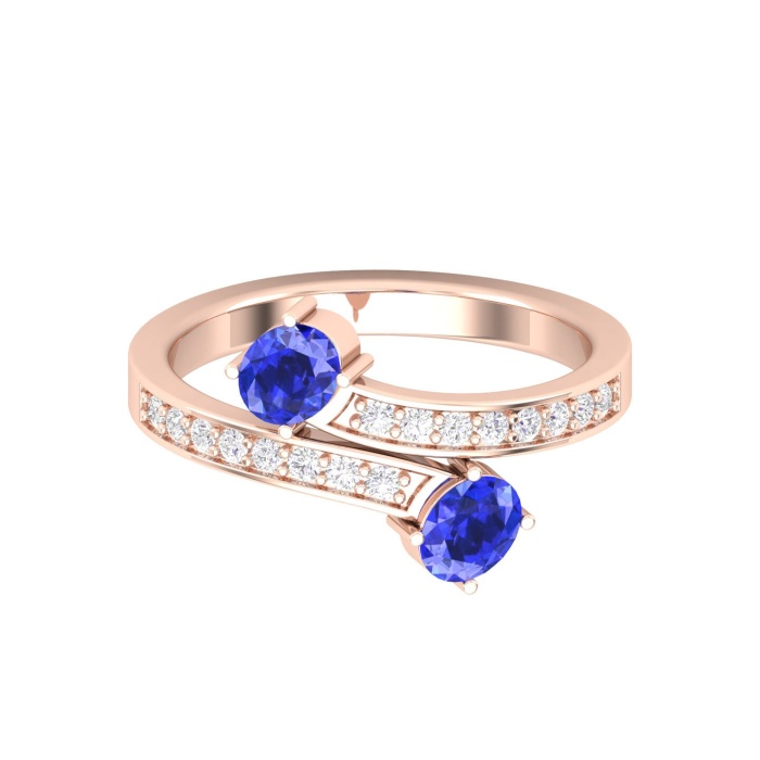 Dainty 14K Gold Natural Tanzanite Ring, Everyday Gemstone Ring For Her, Handmade Jewelry For Women, December Birthstone Statement Ring | Save 33% - Rajasthan Living 9