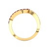 14K Solid Natural Garnet Eternity Band, Gold Wedding Ring For Women, Gold Wedding Ring For Her, January Birthstone Promise Ring | Save 33% - Rajasthan Living 20