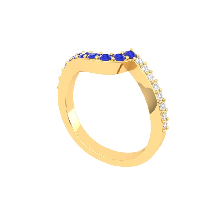 Dainty 14K Gold Natural Tanzanite Ring, Everyday Gemstone Ring For Her, Handmade Jewellery For Women, December Birthstone Multistone Ring | Save 33% - Rajasthan Living 12
