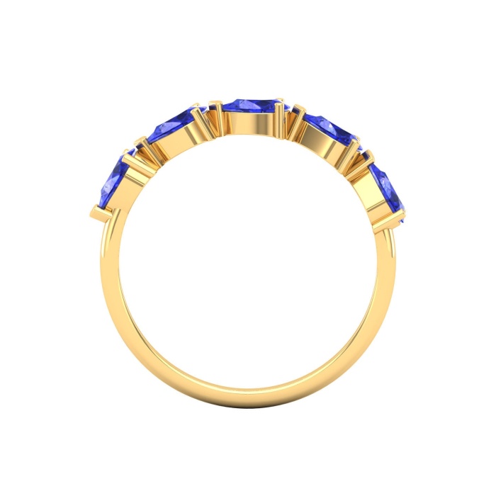 Natural Tanzanite 14K Gold Ring, Everyday Gemstone Ring For Her, Handmade Jewellery For Women, December Birthstone Statement Ring | Save 33% - Rajasthan Living 10
