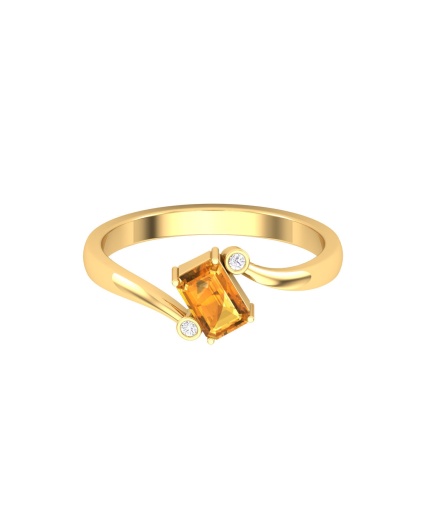 Solid 14K Gold Natural Citrine Ring, Everyday Gemstone Ring For Her, Handmade Jewellery For Women, November Birthstone Statement Ring , Birthday Ring | Save 33% - Rajasthan Living