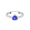 Dainty 14K Gold Natural Tanzanite Ring, Everyday Gemstone Ring For Her, Handmade Jewelry For Women, December Birthstone Stackable Ring | Save 33% - Rajasthan Living 16