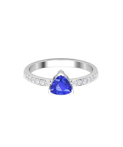 Dainty 14K Gold Natural Tanzanite Ring, Everyday Gemstone Ring For Her, Handmade Jewelry For Women, December Birthstone Stackable Ring | Save 33% - Rajasthan Living