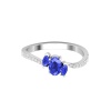 Natural Tanzanite Dainty 14K Gold Ring, Everyday Gemstone Ring For Her, Handmade Jewellery For Women, December Birthstone Statement Ring | Save 33% - Rajasthan Living 16