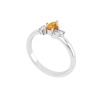 Natural Citrine 14K Dainty Stacking Ring, Rose Gold Statement Ring For Women, Birthstone Promise Ring For Her, Everyday Gemstone | Save 33% - Rajasthan Living 21