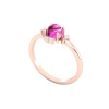 14K Solid Gold Natural Pink Spinel Ring, Everyday Gemstone Ring For Her, Handmade Jewellery For Women, August Birthstone Promise Ring | Save 33% - Rajasthan Living 20