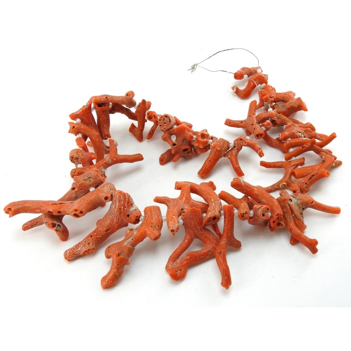 Red Coral Natural Rough Stick,Branches,Loose Bead,Raw,For Making Jewelry,Wholesaler,Supplies 12Inch Strand 100%Natural WM-CR1 | Save 33% - Rajasthan Living 6