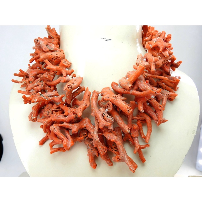 Red Coral Natural Rough Stick,Branches,Loose Bead,Raw,For Making Jewelry,Wholesaler,Supplies 12Inch Strand 100%Natural WM-CR1 | Save 33% - Rajasthan Living 5