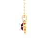 Natural Rhodolite Garnet 14K Dainty Gold Designer Necklace, Diamond Pendant For Her, Gold Necklaces For Women, January Birthstone Pendant | Save 33% - Rajasthan Living 23