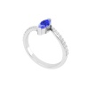 14K Dainty Natural Tanzanite Statement Ring, Everyday Gemstone Ring For Women, Gold Wedding Ring For Her, December Birthstone Promise Ring | Save 33% - Rajasthan Living 16