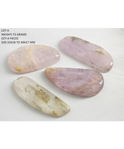 Kunzite Smooth Cabochons Lot,Fancy Shape,Loose Stone,Handmade,Gemstone For Jewelry Making,Pink Color Wholesale Price New Arrival C1 | Save 33% - Rajasthan Living