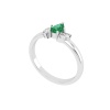 Solid 14K Gold Natural Emerald Ring, Everyday Gemstone Ring For Her, Handmade Jewellery For Women, May Birthstone Statement Ring | Save 33% - Rajasthan Living 17