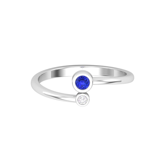 Solid 14K Gold Natural Tanzanite Ring, Everyday Gemstone Ring For Her, Handmade Jewellery For Women, December Birthstone  Ring | Save 33% - Rajasthan Living 6