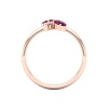 Dainty 14K Gold Natural Garnet Ring, Everyday Gemstone Ring For Her, Handmade Jewellery For Women, January Birthstone Multistone Ring | Save 33% - Rajasthan Living 19