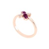 Dainty 14K Gold Natural Garnet Ring, Everyday Gemstone Ring For Her, Handmade Jewellery For Women, January Birthstone Multistone Ring | Save 33% - Rajasthan Living 21