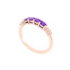 Dainty 14K Gold Natural Amethyst Ring, Everyday Gemstone Ring For Her, Handmade Jewellery For Women, February Birthstone Statement Ring | Save 33% - Rajasthan Living 20