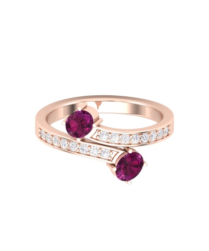 Dainty 14K Gold Natural Rhodolite Garnet Ring, Everyday Gemstone Ring For Her, Handmade Jewelry For Women, January Birthstone Statement Ring | Save 33% - Rajasthan Living