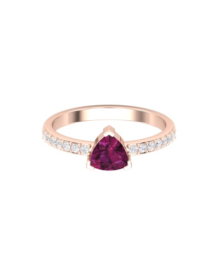 14K Dainty Natural Garnet Eternity Band, Gold Wedding Ring For Women, Rose  Gold Wedding Ring For Her, January Birthstone Promise Ring | Save 33% - Rajasthan Living