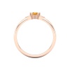 Natural Citrine 14K Dainty Stacking Ring, Rose Gold Statement Ring For Women, Birthstone Promise Ring For Her, Everyday Gemstone | Save 33% - Rajasthan Living 17