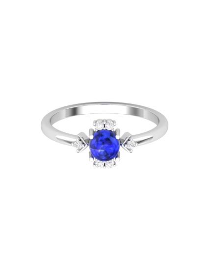 Natural Tanzanite Solid 14K Gold Ring, Everyday Gemstone Ring For Her, Handmade Jewellery For Women, December Birthstone Multistone Ring | Save 33% - Rajasthan Living