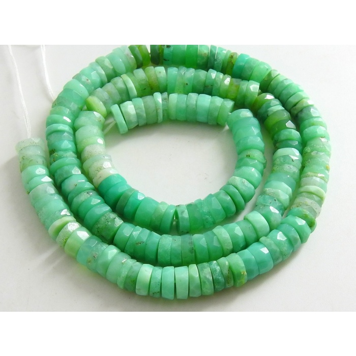 Chrysoprase Faceted Tyre,Button,Coin,Wheel Shape,Loose Bead,Shaded,Wholesaler,Supplies 8Inch Strand 7MM Approx 100%Natural PME-T2 | Save 33% - Rajasthan Living 11