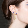 14K Dainty Tanzanite Climber Earrings, Pear Stud Earrings, Handmade Jewelry, Gift For Her, Rose Gold Earrings, December Birthstone Earrings | Save 33% - Rajasthan Living 20