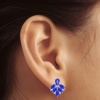 Dainty 14K Tanzanite Stud Earrings, Handmade Jewelry, Art Deco Earring Style, Gemstone Earring, Party Jewelry, Minimalist Earrings, December | Save 33% - Rajasthan Living 19