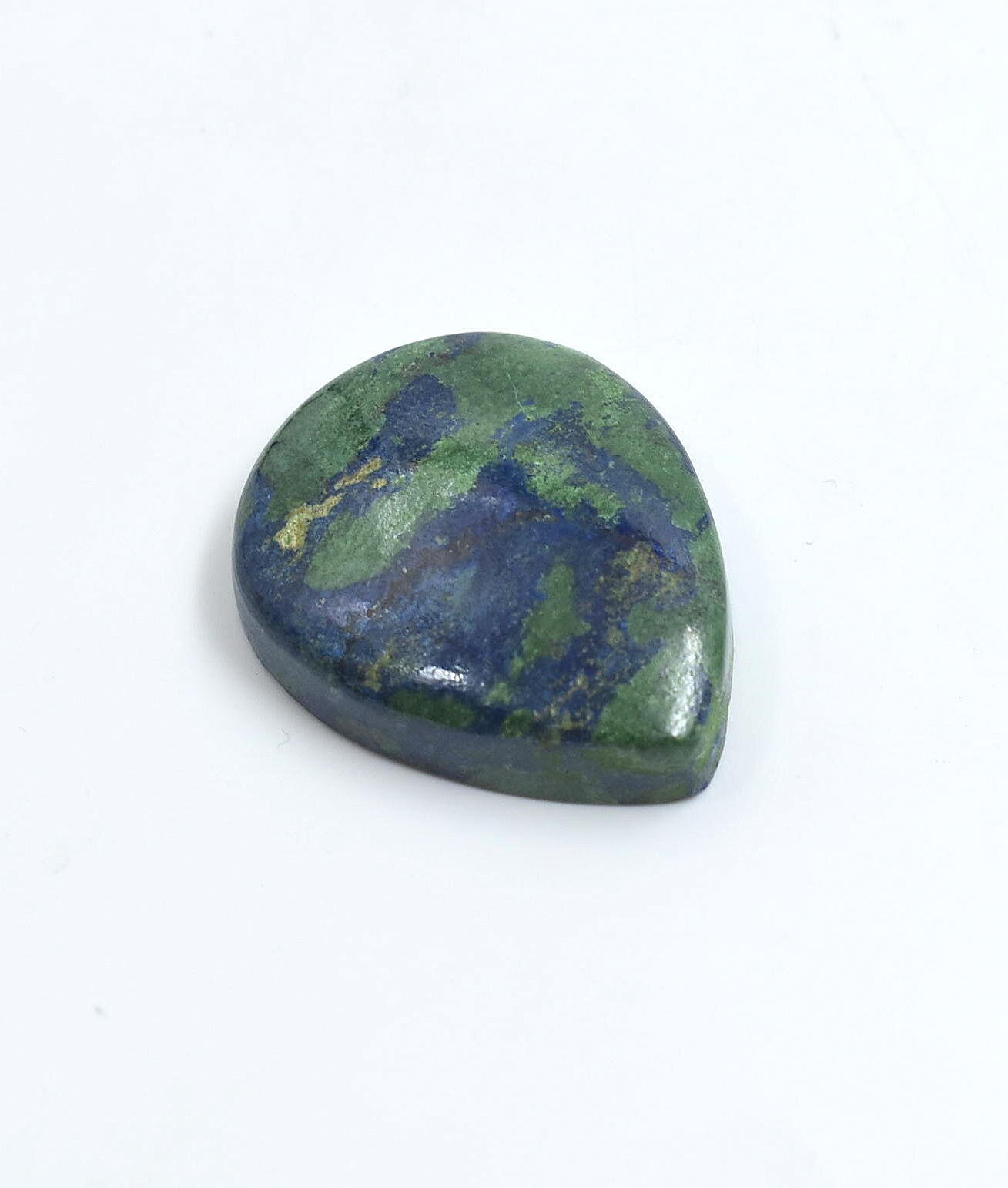 100% Natural Azurite Malachite Cabochon Good quality stone Beautiful Art Making for jewellery Ring 45.95 CARAT 28X22 MM | Save 33% - Rajasthan Living 13