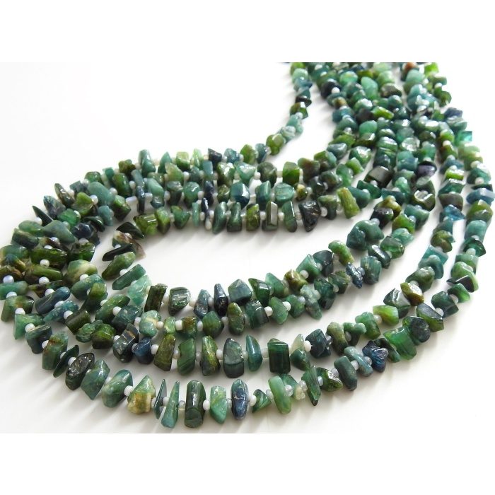 Green Tourmaline Rough Bead,Anklets,Uncut,Chip,Nuggets,Raw,Polished,Loose Stone,For Making Jewelry 16Inch 9X4To5X5MM Approx 100%Natural RB2 | Save 33% - Rajasthan Living 10