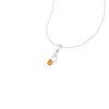 Natural Citrine Solid 14K Gold Necklace, Minimalist Diamond Pendant, Gift for her, Unique Diamond Layering Necklace | Save 33% - Rajasthan Living 18