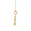 14K Solid Gold Emerald Designer Necklace, Handmade Diamond Pendant, Gold Necklace For Women, May Birthstone, Everyday Gemstone Pendant | Save 33% - Rajasthan Living 24