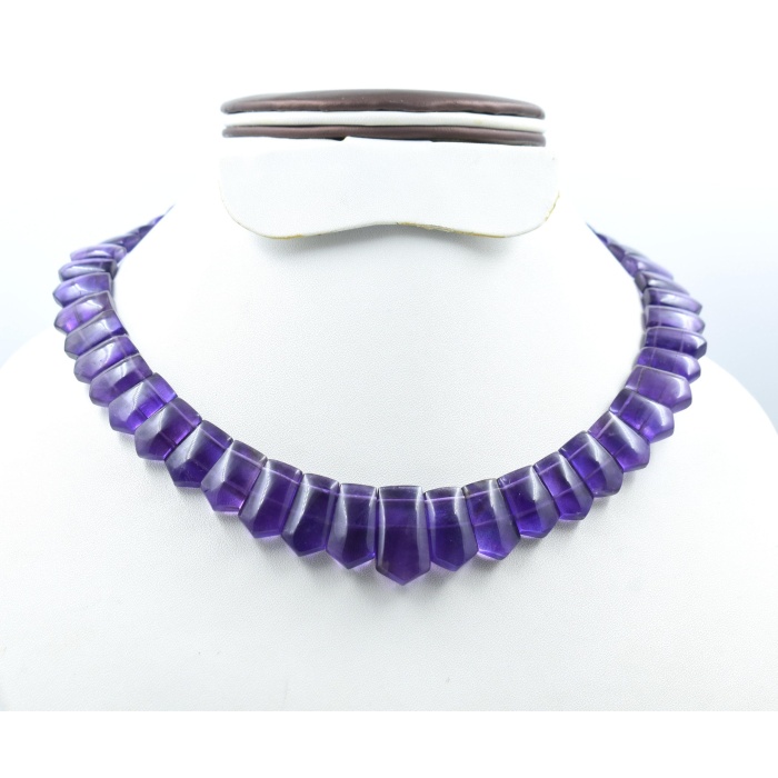 100%Natural Amethyst Handmade Necklace,Collar Necklace,Princess Necklace,rondelles beads,Gemstone Art,,Matinee Necklace,Handicraft Necklace. | Save 33% - Rajasthan Living 7