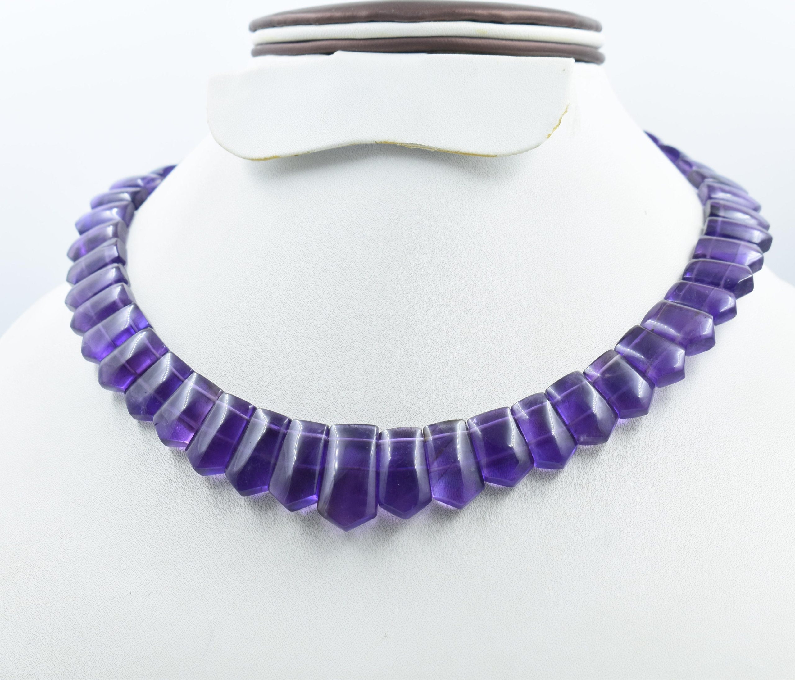 100%Natural Amethyst Handmade Necklace,Collar Necklace,Princess Necklace,rondelles beads,Gemstone Art,,Matinee Necklace,Handicraft Necklace. | Save 33% - Rajasthan Living 13