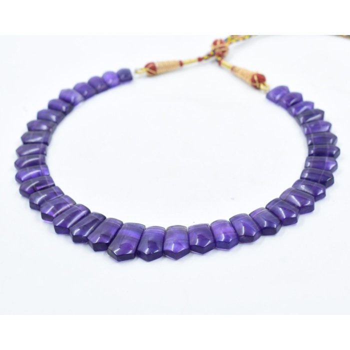 100%Natural Amethyst Handmade Necklace,Collar Necklace,Princess Necklace,rondelles beads,Gemstone Art,,Matinee Necklace,Handicraft Necklace. | Save 33% - Rajasthan Living 10