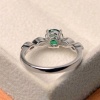 Natural certified 3.85 Carat 925 Sterling Silver Handmade Emerald/Panna Ring 102 | Save 33% - Rajasthan Living 12