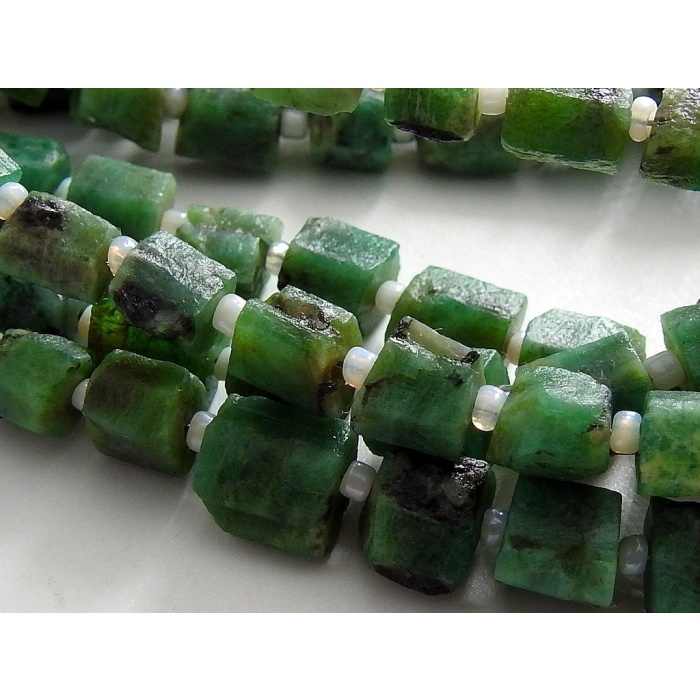 Emerald Natural Crystal Rough,Uncut,Nugget,Loose Raw,Tube,Minerals Gemstone,Wholesaler,Supplies 10Inch 12X9To6X4MM Approx RB6 | Save 33% - Rajasthan Living 6