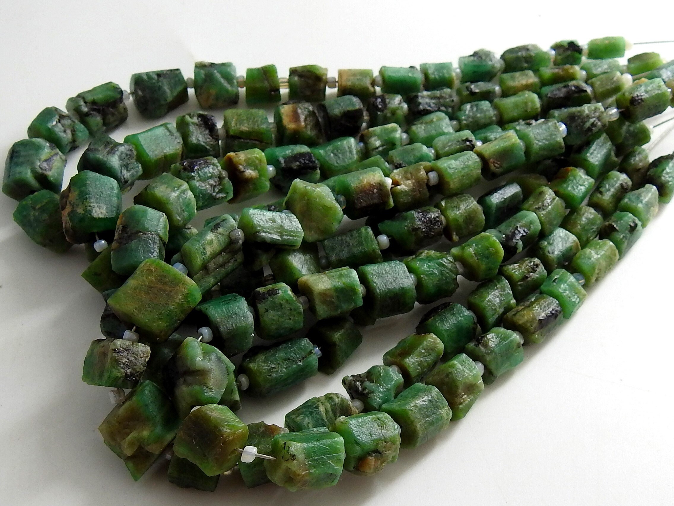 Emerald Natural Crystal Rough,Uncut,Nugget,Loose Raw,Tube,Minerals Gemstone,Wholesaler,Supplies 10Inch 11X10To7X6MM Approx RB6 | Save 33% - Rajasthan Living 15