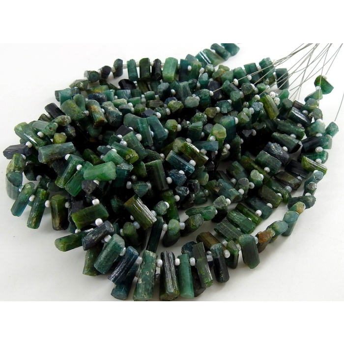 Green Tourmaline Natural Crystals Stick,Minerals,Rough,Nuggets,Loose Raw,Minerals,Necklace,For Making Jewelry 8Inch 15X5To8X5MM Approx RB2 | Save 33% - Rajasthan Living 13