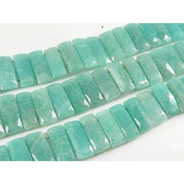 Amazonite Baguette,Rectangle,Bracelet,Micro Faceted,Loose Stone,Handmade,Double Drill,8Inch 20X8MM Approx,100%Natural PME-BR2 | Save 33% - Rajasthan Living 8