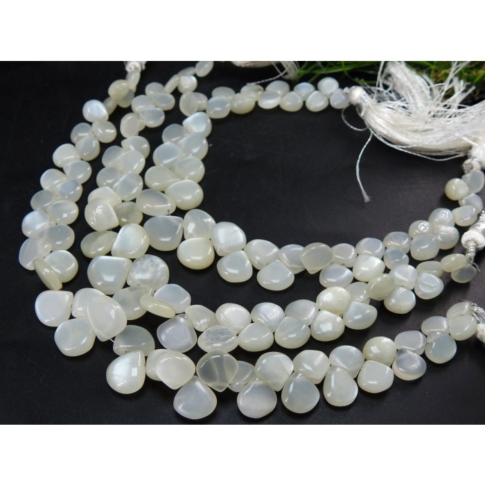 White Moonstone Smooth Heart,Teardrop,Drop,Loose Stone,Handmade Bead,For Making Jewelry,Wholesaler,Supplies 8Inch 6X12MM Approx (pme)BR2 | Save 33% - Rajasthan Living 13